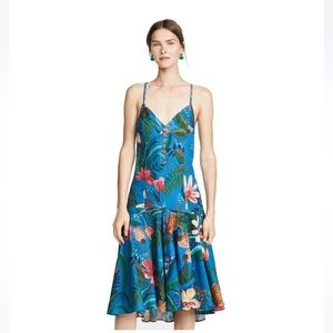 FARM RIO Blue Jungle Dress